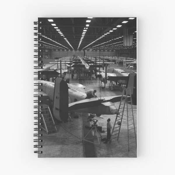 Item preview, B-25 Assembly Plant - Kansas City - 1942 designed and sold by warishellstore.