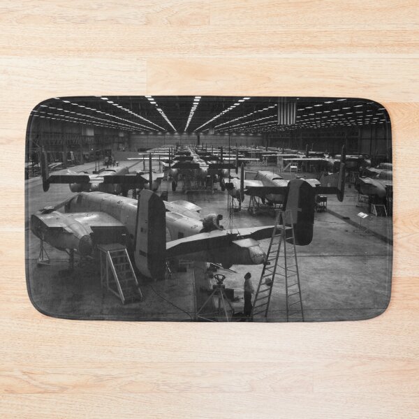 Item preview, B-25 Assembly Plant - Kansas City - 1942 designed and sold by warishellstore.