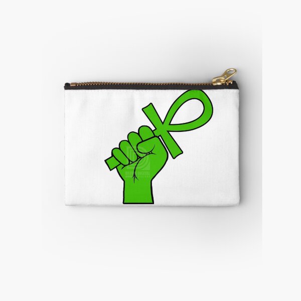 Item preview, Green Power Fist holding Ankh Egyptian Hieroglyph Symbol designed and sold by Andrew Browne.