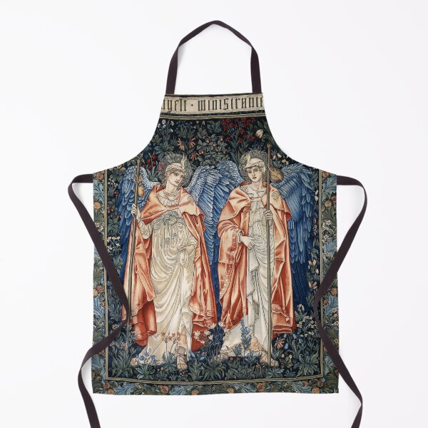 Item preview, ANGELI MINISTRANTES, Angels in Blue Green Floral Tapestry designed and sold by BulganLumini.