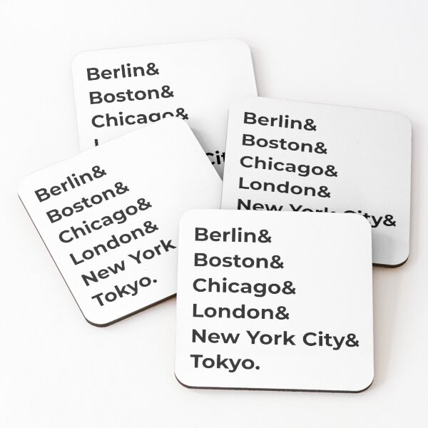 Item preview, World Marathon Majors City List designed and sold by ericmahoney.