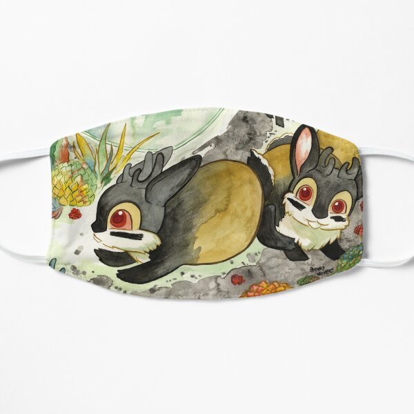 Moonlight With Jackalopes Small Mask