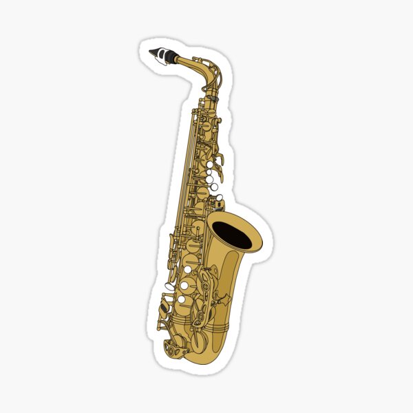 Alto Saxophone Sticker