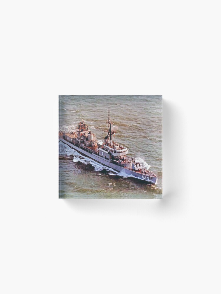 Alternate view of USS CORRY (DD-817) SHIP'S STORE Acrylic Block