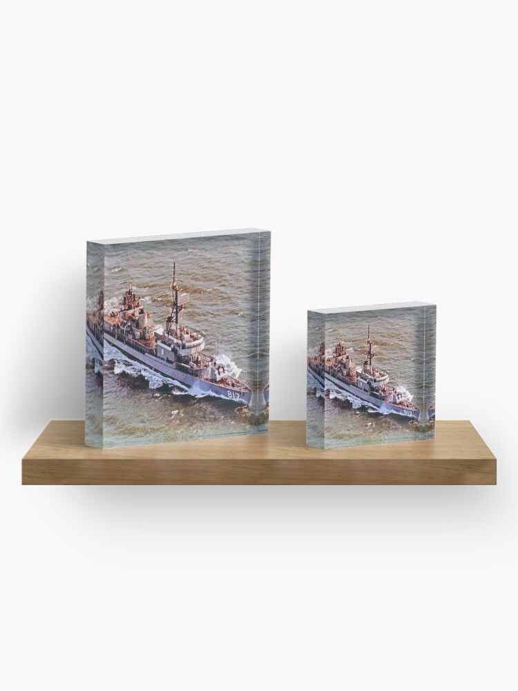 Alternate view of USS CORRY (DD-817) SHIP'S STORE Acrylic Block