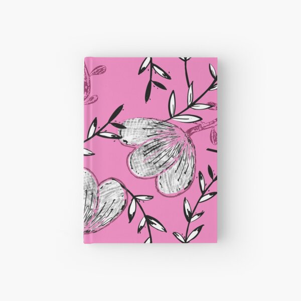 Black Pink Ink Hardcover Journal