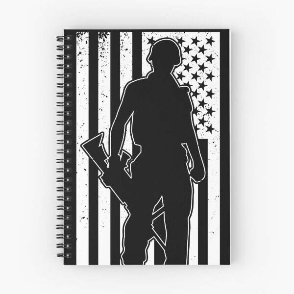 Item preview, Marine Soldier Silhouette with USA Flag as the Background designed and sold by CoolSilhouettes.