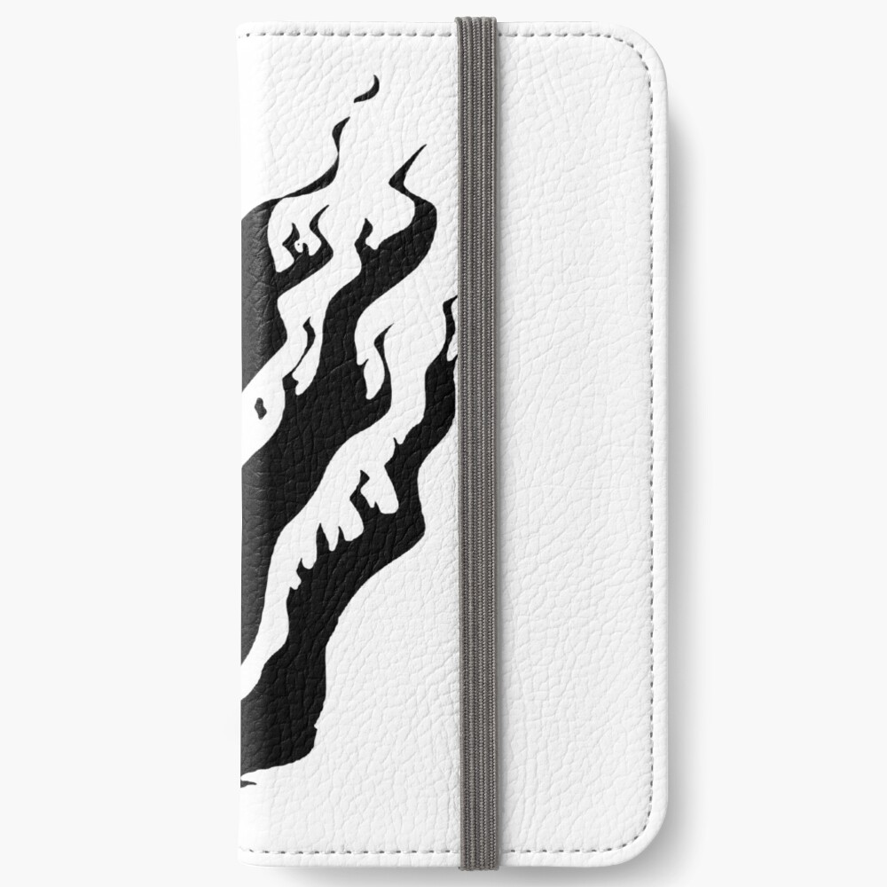 Black Prestonplayz Fire Flames Iphone Wallet By Stinkpad Redbubble - preston mobile roblox