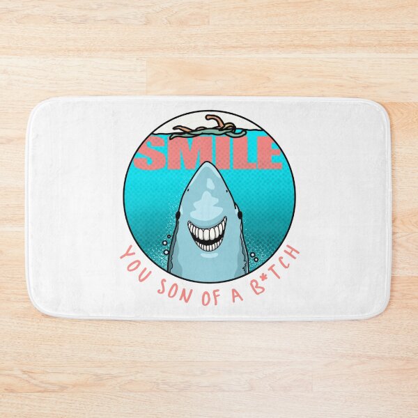 Item preview, Smile Jaws Quote designed and sold by The Curly Redhead.