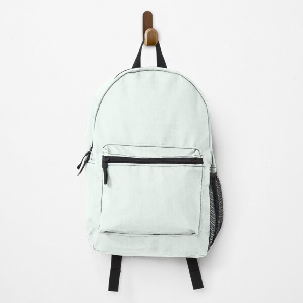 Plain white outlet backpack