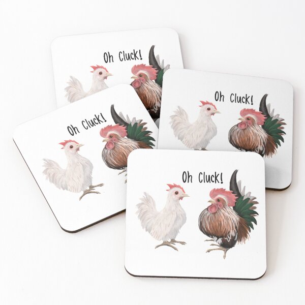 Item preview, "Oh Cluck" Chickens designed and sold by Zurickdesigns.