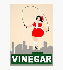 Skipping Girl Vinegar Photographic Print