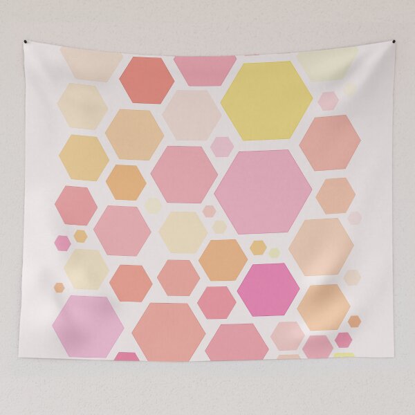 Item preview, Abstract hexagons designed and sold by Artpatriot.