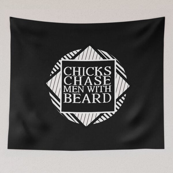 Item preview, Chicks Chase Men With Beard designed and sold by thebearderhood.