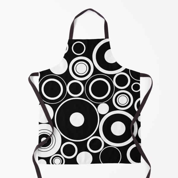 Item preview, abstract geometric monochrome circle design designed and sold by pauloneill-art.