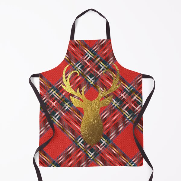 Item preview, Gold Stag On Tartan designed and sold by DirtyAngelFace Shop.