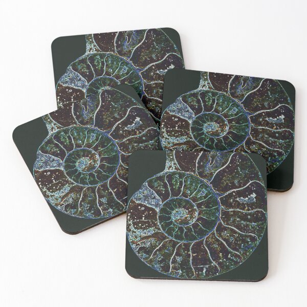 Item preview, neon ammonite designed and sold by andy-jones.