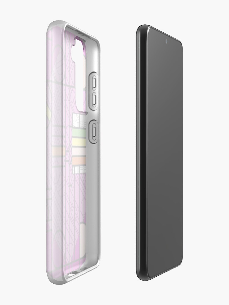 Alternate view of Circular Blockwork Samsung Galaxy Phone Case