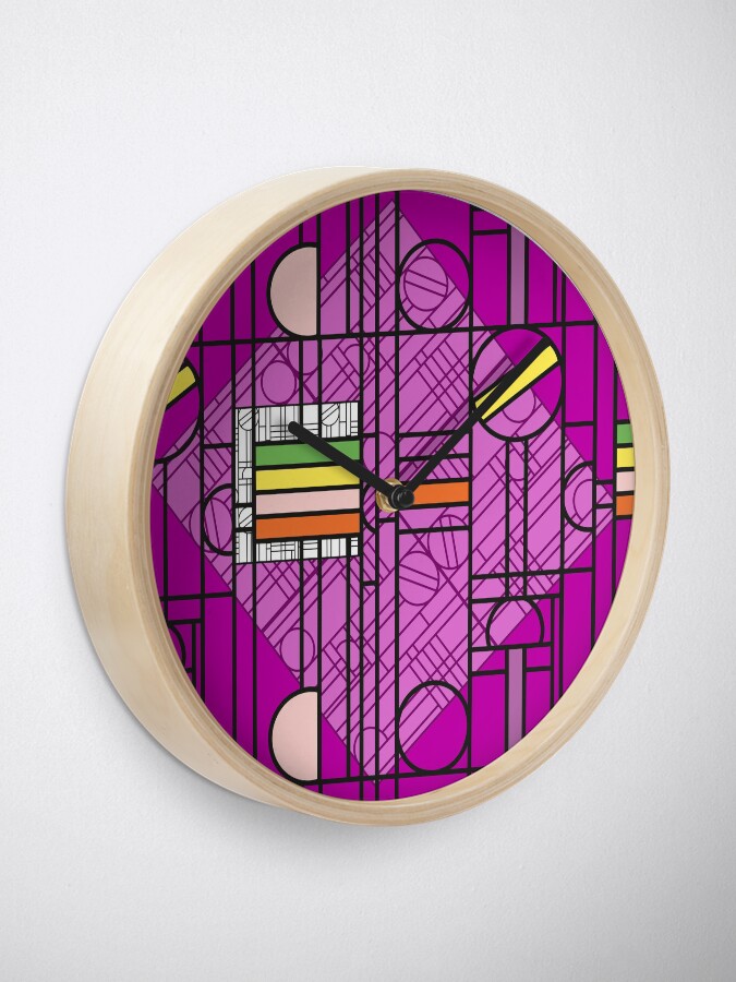 Alternate view of Circular Blockwork Clock