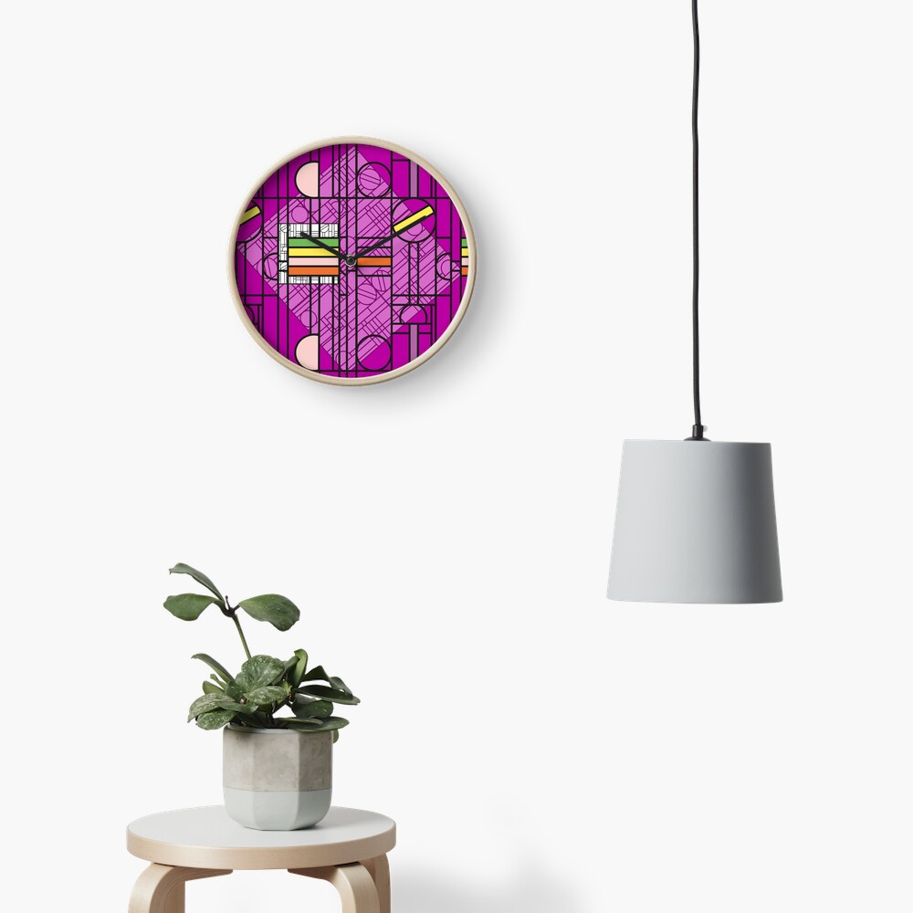 Circular Blockwork Clock