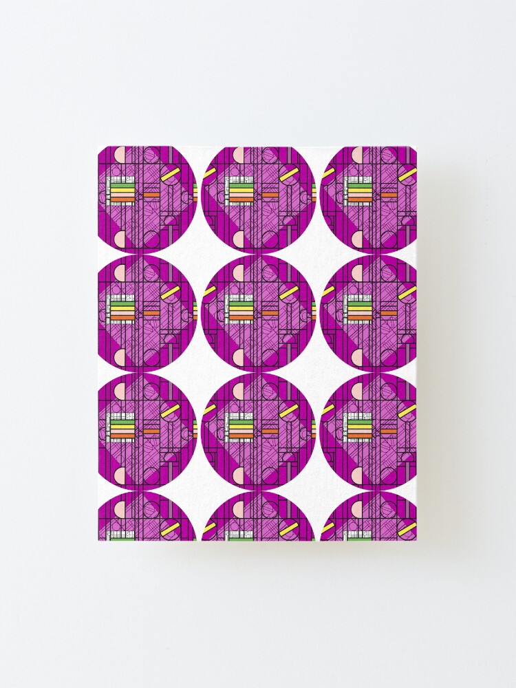 Alternate view of Circular Blockwork Mounted Print