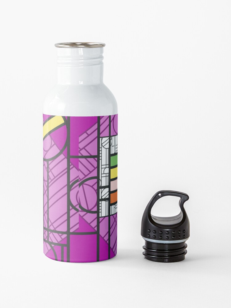 Alternate view of Circular Blockwork Water Bottle