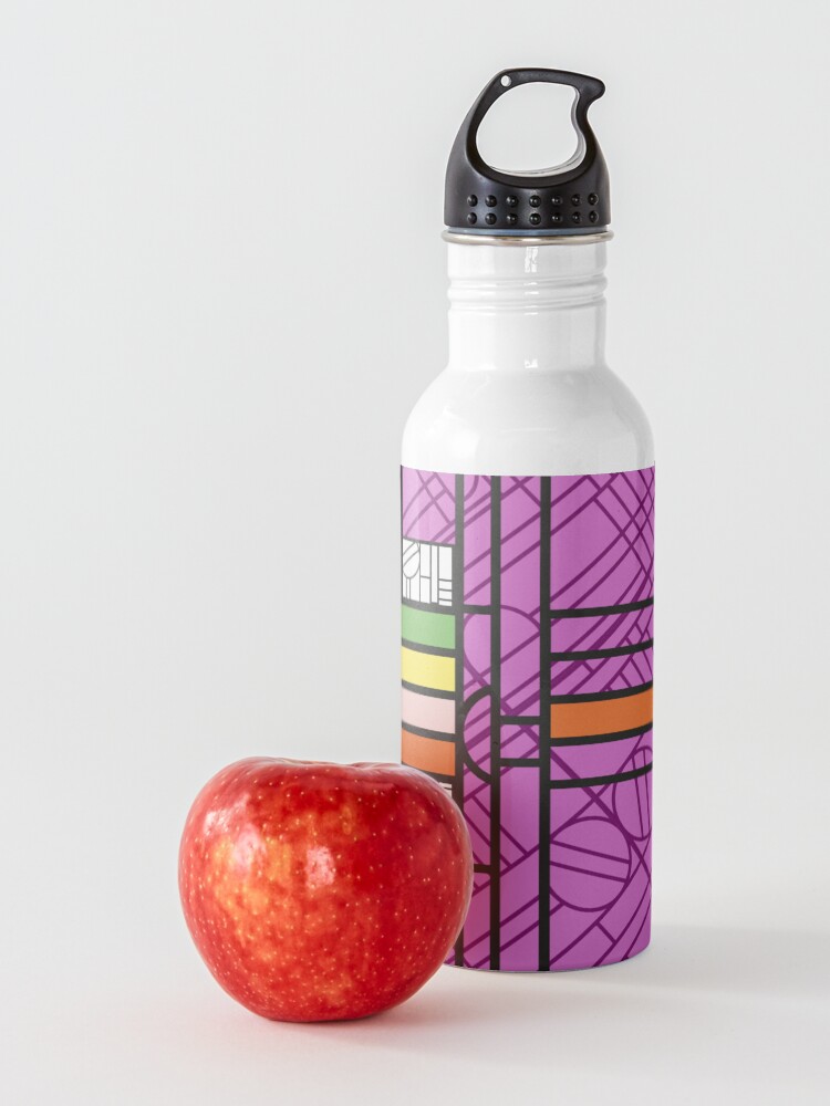 Alternate view of Circular Blockwork Water Bottle