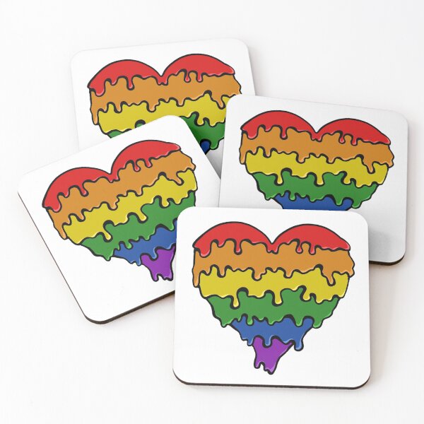 Item preview, Gay Pride Slime Heart designed and sold by Mackongoo.