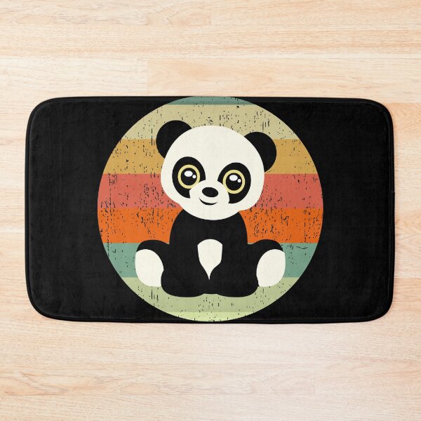 Item preview, Retro Baby Panda Bear- Vintage Style Baby Panda Bear - Baby Panda designed and sold by TeesForNerds.