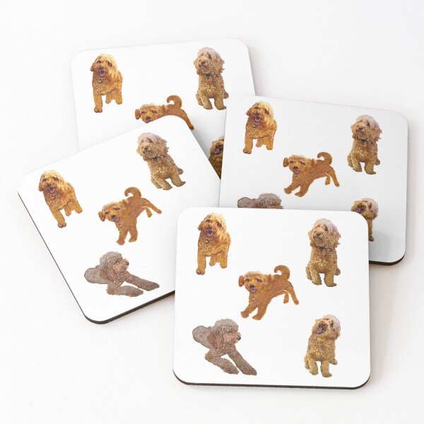 Item preview, Cavapoo Cavoodle puppy dog pattern -puppies galore ! cute cavalier king charles spaniel designed and sold by Artonmytee.