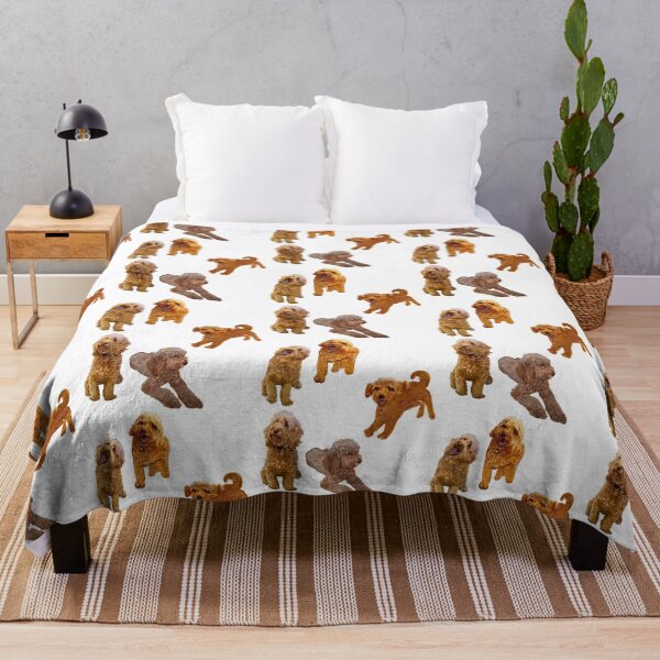 Item preview, Cavapoo Cavoodle puppy dog pattern -puppies galore ! cute cavalier king charles spaniel designed and sold by Artonmytee.