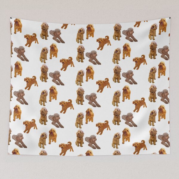 Item preview, Cavapoo Cavoodle puppy dog pattern -puppies galore ! cute cavalier king charles spaniel designed and sold by Artonmytee.