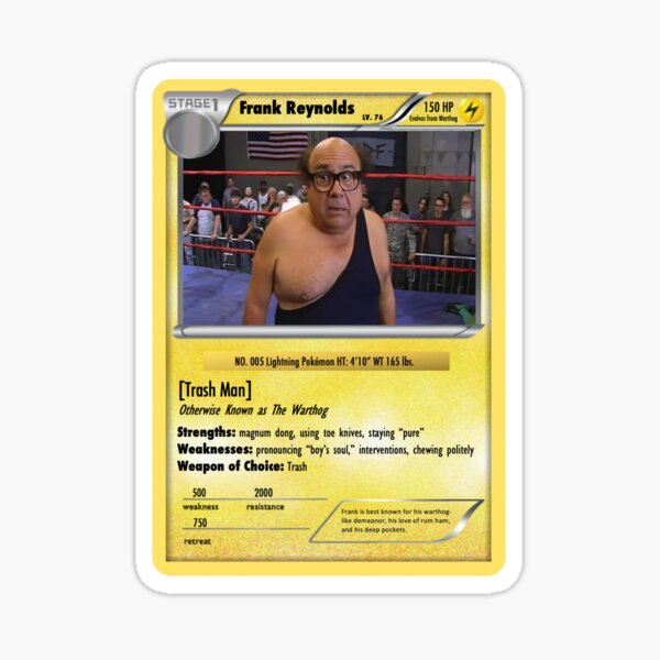 Frank Reynolds c'est toujours une carte à collectionner ensoleillée Sticker