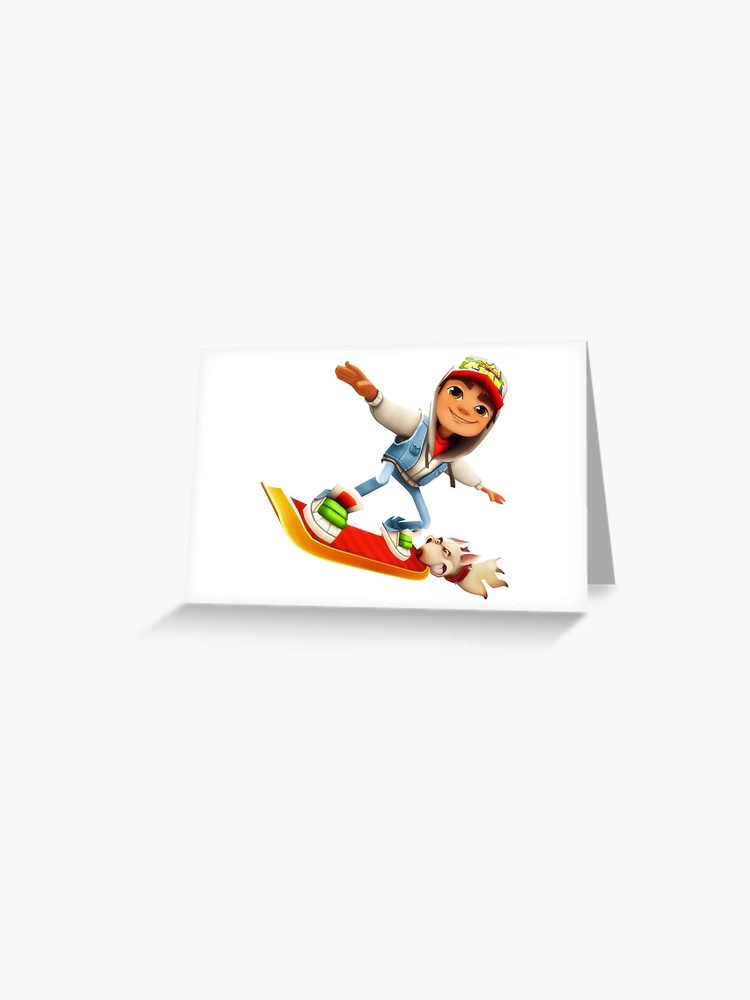 Subway Surfers Jake Collage Greeting Card for Sale by HEARTTOART