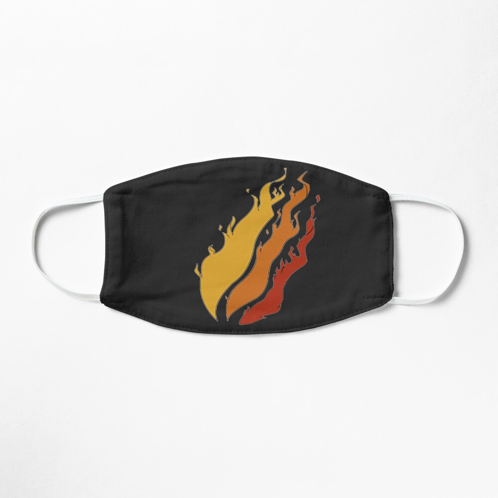 Yellow Orange Red Classic Fire Flames Mask By Stinkpad Redbubble - fire lion roblox