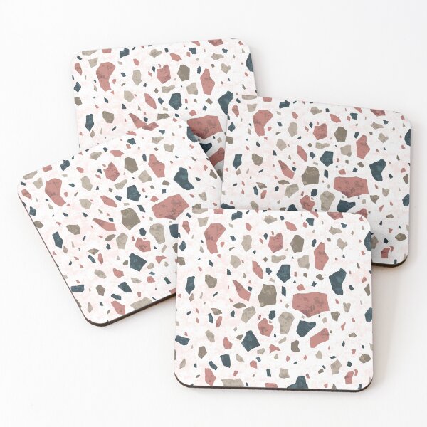 Item preview, Pink Natural Terrazzo Pattern designed and sold by DippyHippie.