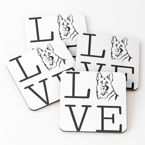 Item preview, German shepherd Love designed and sold by rhainlds.