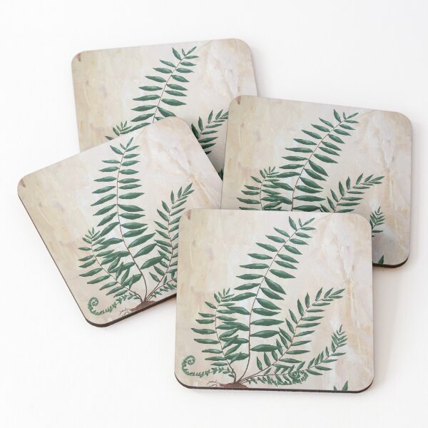 Item preview, Fern (nephrolepis exaltation) Painting designed and sold by Camo Crow.