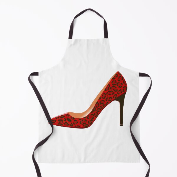 Item preview, Red Leopard Print High Heel Shoe designed and sold by DavidASmith.