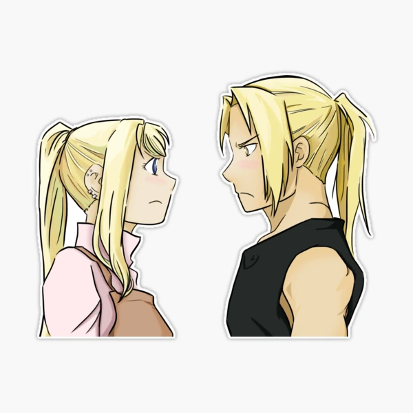 Edward Elric Manga Panel Sticker for Sale by yana47