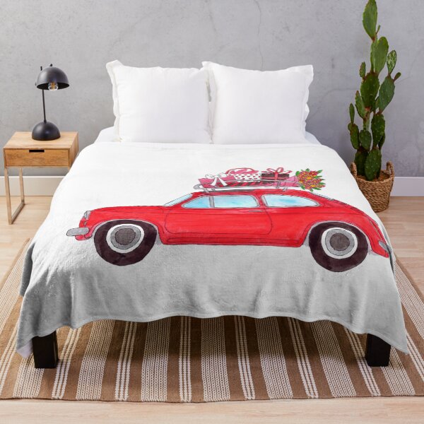 Item preview, Red Retro Fiat 500 with Gifts designed and sold by portosabbia.