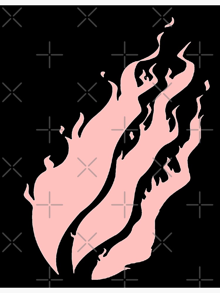Rose Quartz Millennial Pink Fire Flames Greeting Card By Stinkpad Redbubble - roblox tiktok 3d style text poster by stinkpad redbubble