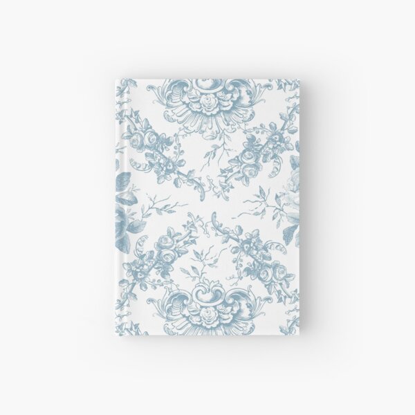Blue Rose Toile Hardcover Journal