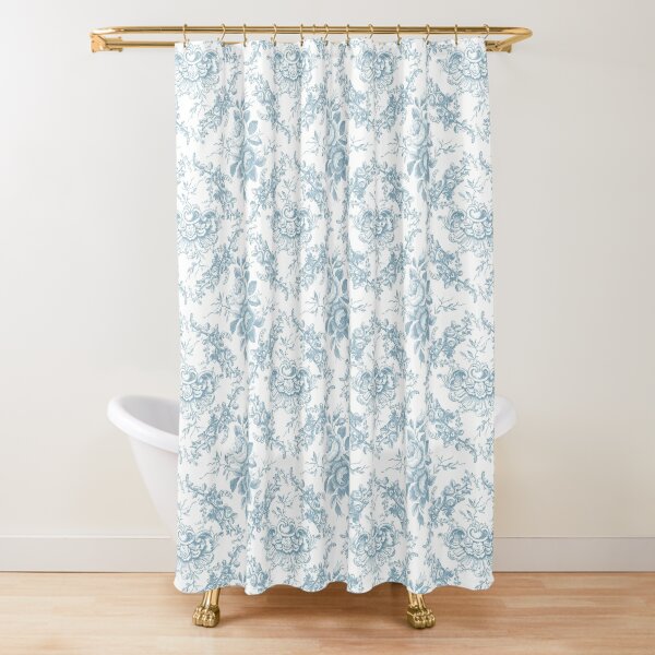 Vintage Floral Shower Curtains for Sale