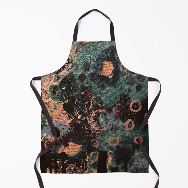 Item preview, Dark Abstract Collage Painting designed and sold by CheyanneBert.