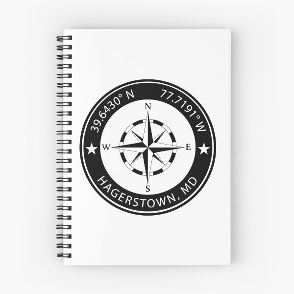 Item preview, Hagerstown, Maryland Geographical Coordinates designed and sold by TeeOhGraphics.