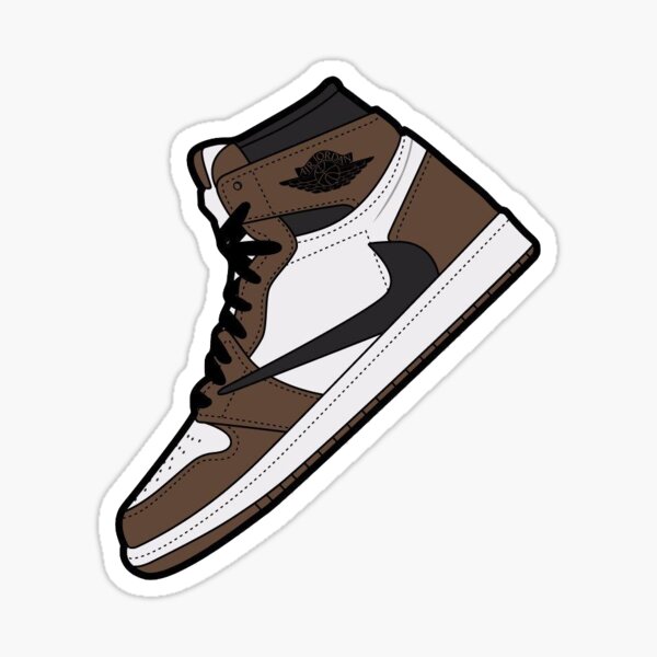 Travis Scott Sneaker Sticker By Heyitsdhera | ubicaciondepersonas.cdmx ...