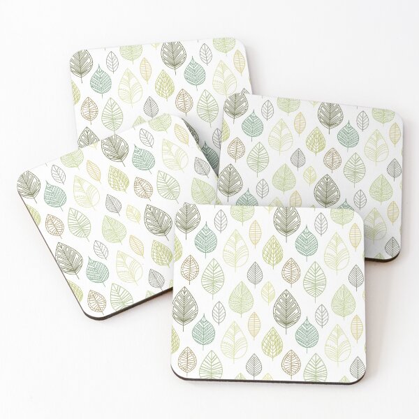 Item preview, Green Leaves Cute Pattern designed and sold by mischellero.