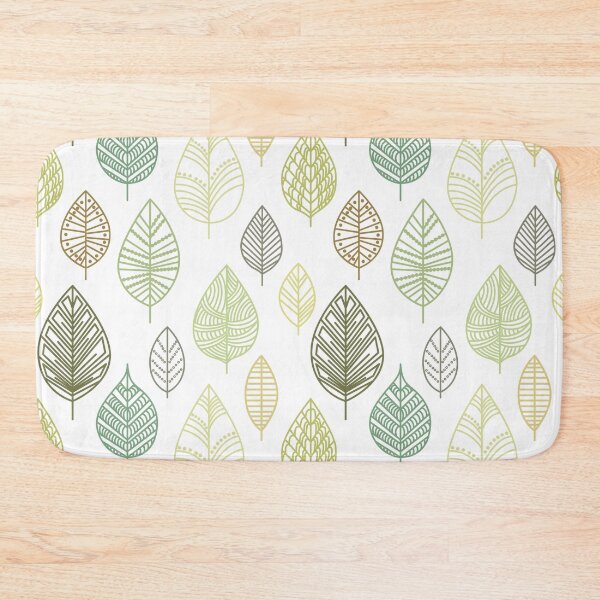 Item preview, Green Leaves Cute Pattern designed and sold by mischellero.