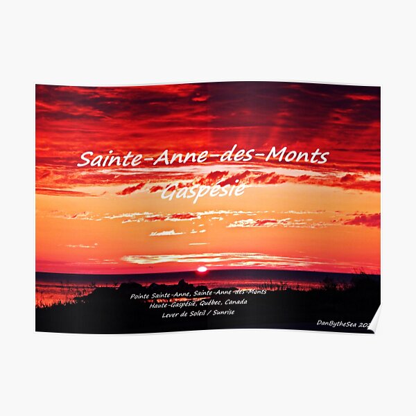 Sainte-Anne-des-Monts Sunrise on the Gulf Poster